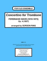Concertino for Trombone Concert Band sheet music cover